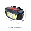 JS-918 sensor headlamp USB Charging Smart Waving sensor Headlamp COB Cycling Headlamp Outdoor Camping Headlamp Miner's lamp Repair headlamp Camping Headlamp Fishing Headlamp Specification image
